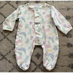 Simply Magnetic Me Organic Cotton Pastel Footie One-Piece 0-3 mo (8-12lb)